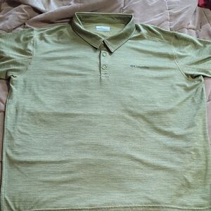 Columbia Men's Green Polo Shirt
